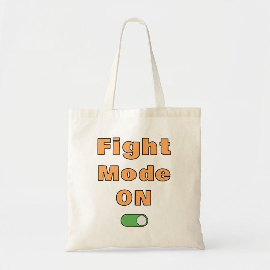 Fight Mode On トートバッグ (正面)