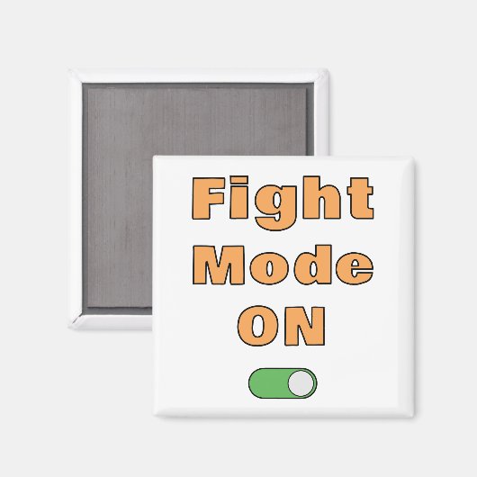 Fight Mode On マグネット (正面/裏面)