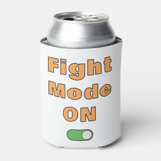 Fight Mode On 缶クーラー (缶正面)