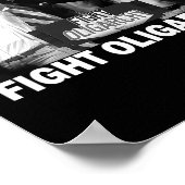 Fight Oligarchy Bernie Sanders And Aoc Freedom Us  ポスター (角)