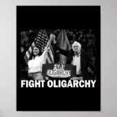 Fight Oligarchy Bernie Sanders And Aoc Freedom Us  ポスター (正面)