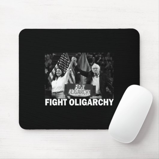 Fight Oligarchy Bernie Sanders And Aoc Freedom Us  マウスパッド (マウス)