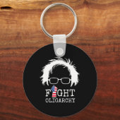 Fight Oligarchy Sanders And Aoc Freedom Us Anti Tr キーホルダー (正面)