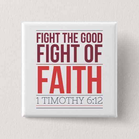 Fight Squareボタン 缶バッジ (正面)