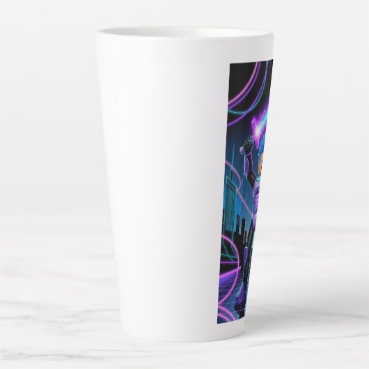 Fight the monster  カフェラテマグ (正面)