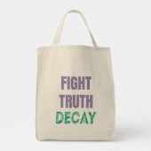 Fight Truth Decay トートバッグ (裏面)