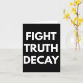 Fight Truth Decay - Never Trump S カード (黄色い花)
