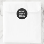 Fight Truth Decay - Never Trump S ラウンドシール (バッグ)