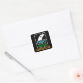 Fight Voter Suppression - Election Design スクエアシール (封筒)