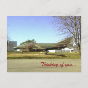 Fighter飛行機(F4-Phantom)はがき ポストカード