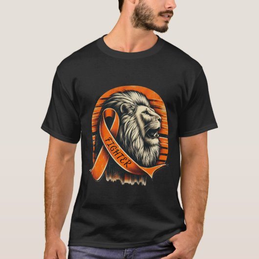 "Fighter" 多発性硬化症の戦士 Tシャツ (正面)