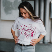 Fighter Breast Cancer Awareness Tシャツ