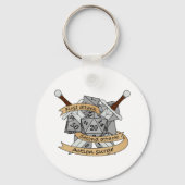 Fighter Dice Design キーホルダー (正面)