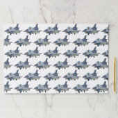 Fighter Jet Military Paper Placemats ペーパーパッド (インサイチュ)