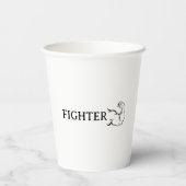 Fighter mug 紙コップ (裏面)