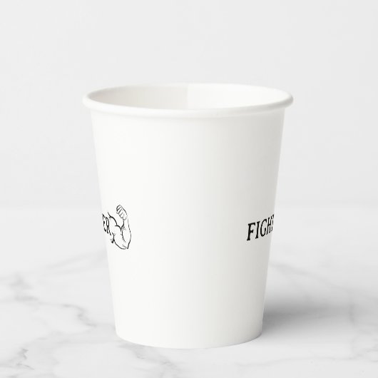 Fighter mug 紙コップ (左)