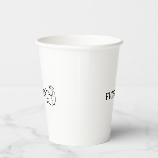 Fighter mug 紙コップ (右)