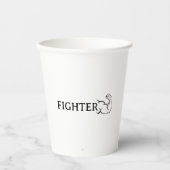 Fighter mug 紙コップ (正面)
