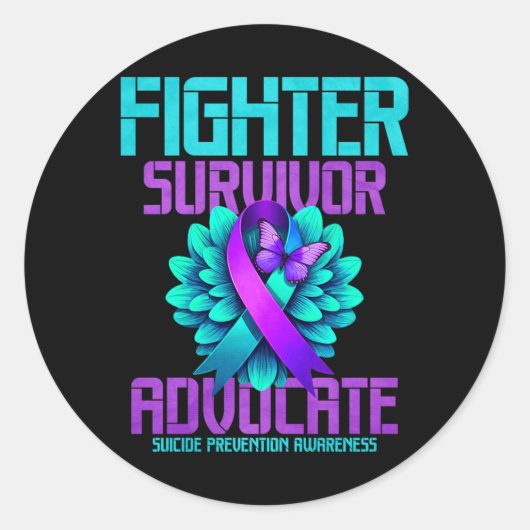 Fighter Survivor Advocate プレミアム ラウンドシール (正面)