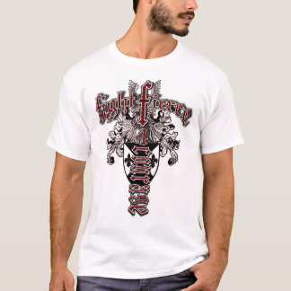 FightFierce 4の勇気のTシャツ Tシャツ