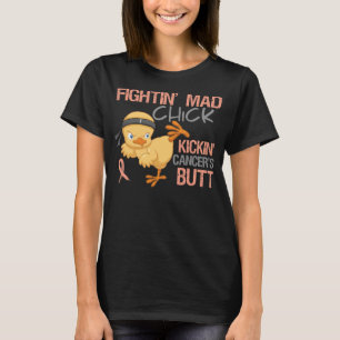Fightinの気違いのひよこのEndometrial蟹座 Tシャツ