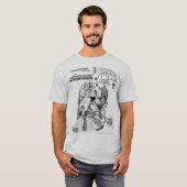 'Fighting American' Action Comic T-Shirt Tシャツ (正面フル)