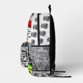 'Fighting American' Retro Comics Backpack プリントバックパック (右)