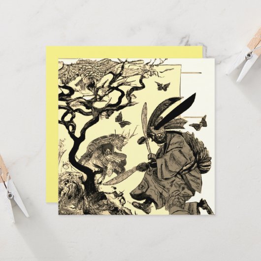 Fighting Butterflies カード (正面/裏面インサイチュ)