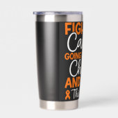 Fighting Cancer AML Leukemia Awareness Support 保温保冷タンブラー (右面)
