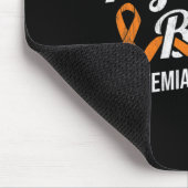 Fighting Ck Leukemia Awareness Leukemia Cancer Rib マウスパッド (コーナー)