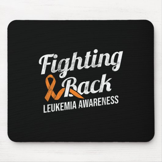 Fighting Ck Leukemia Awareness Leukemia Cancer Rib マウスパッド (正面)