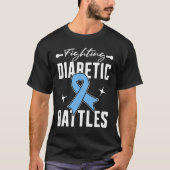 Fighting Diabetic Battles Tシャツ (正面)