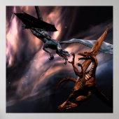 Fighting dragons poster ポスター (正面)