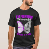 Fighting Fibromyalgia  Fibro Survivor Fibromyalgia Tシャツ (正面)