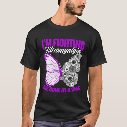 Fighting Fibromyalgia  Fibro Survivor Fibromyalgia Tシャツ (正面)
