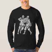 Fighting Knights - Medieval Crusader Renaissance F Tシャツ (正面)