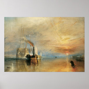 Fighting Temeraire(海上芸術) ポスター