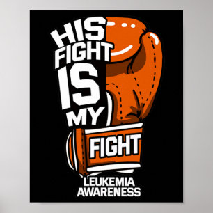 Fightteaは私のFighttea Leukemia認識度サポーター ポスター