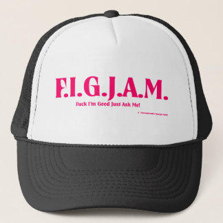 FIGJAM -ピンク キャップ