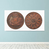 Figo Cent Mindあなたのビジネスの前後 キャンバスプリント (インサイチュ (ウッドフロア))