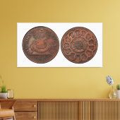 Figo Cent Mindあなたのビジネスの前後 キャンバスプリント (インサイチュ (リビング))