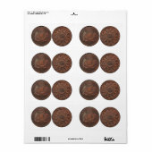 Figo Cent Mindあなたのビジネスの前後 ラベル (フルシート)