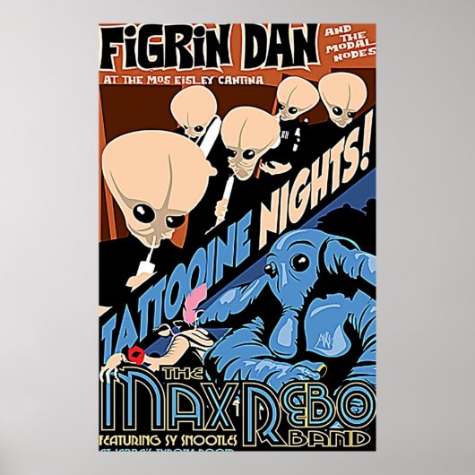 Figrin Dan Cantina Band ポスター (正面)