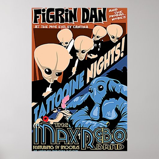Figrin Dan Cantina Band ポスター (正面)