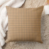 figs custom gingham throw pillow クッション (ブランケット)