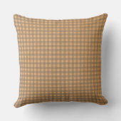figs custom gingham throw pillow クッション (裏面)