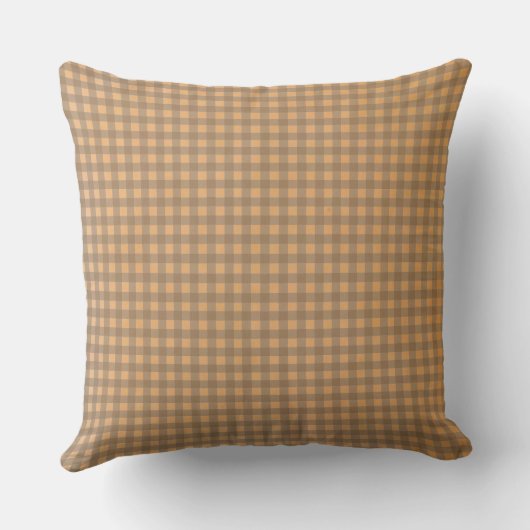 figs custom gingham throw pillow クッション (裏面)