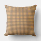 figs custom gingham throw pillow クッション (正面)