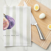 Figs - Quran Verse キッチンタオル (四つ折り)