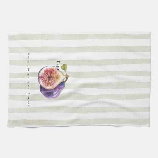 Figs - Quran Verse キッチンタオル (横)